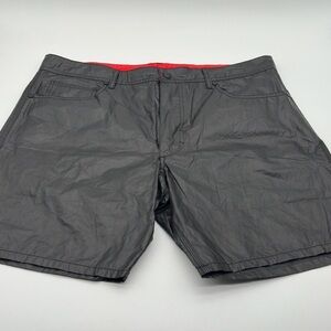 Diesel Waykeeki-F Board Shorts Men' Size 36 Metallic Swim Trunks Wet Look Coated